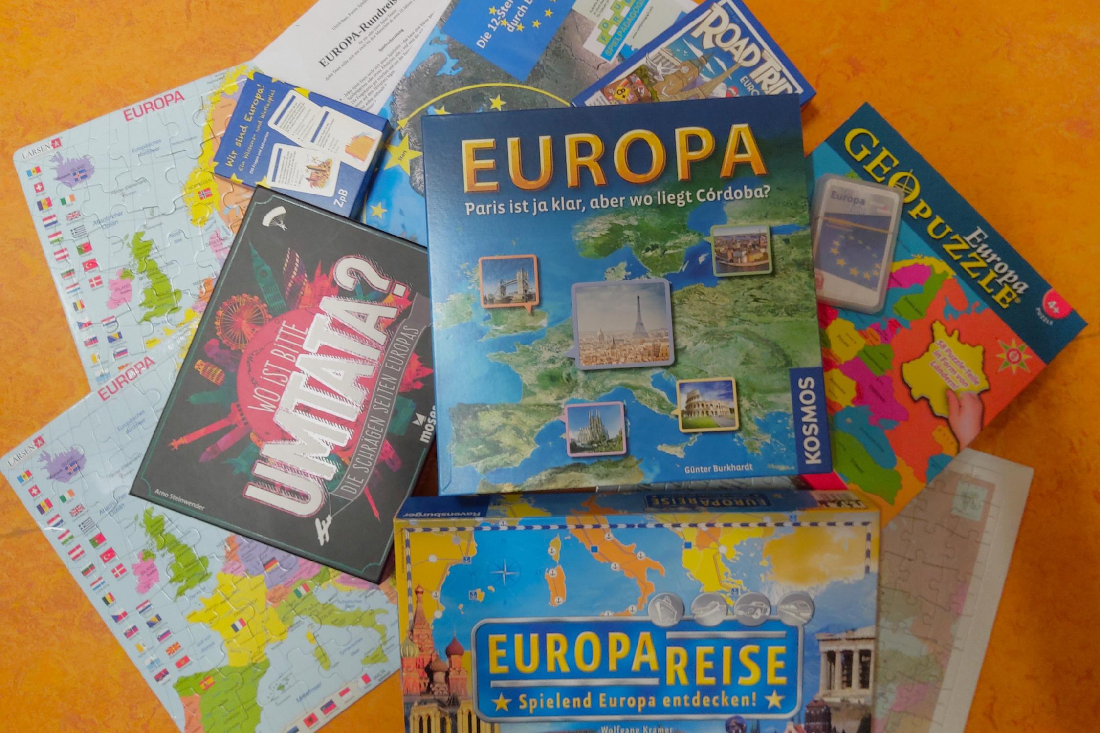 Europa-Spiele-Box