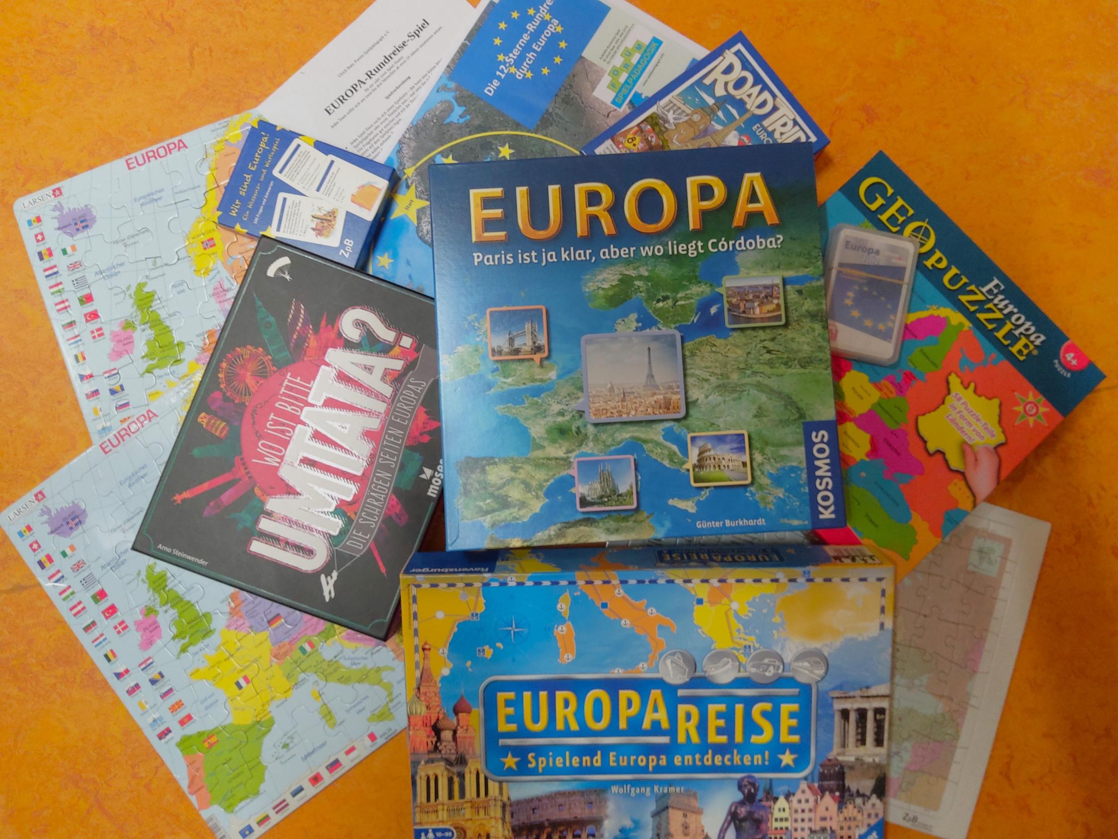Europa-Spiele-Box