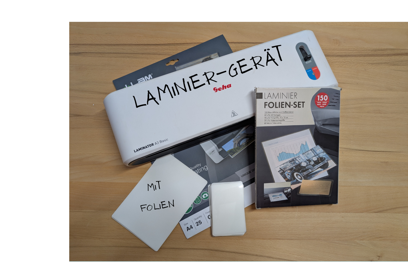 Laminier Gerät