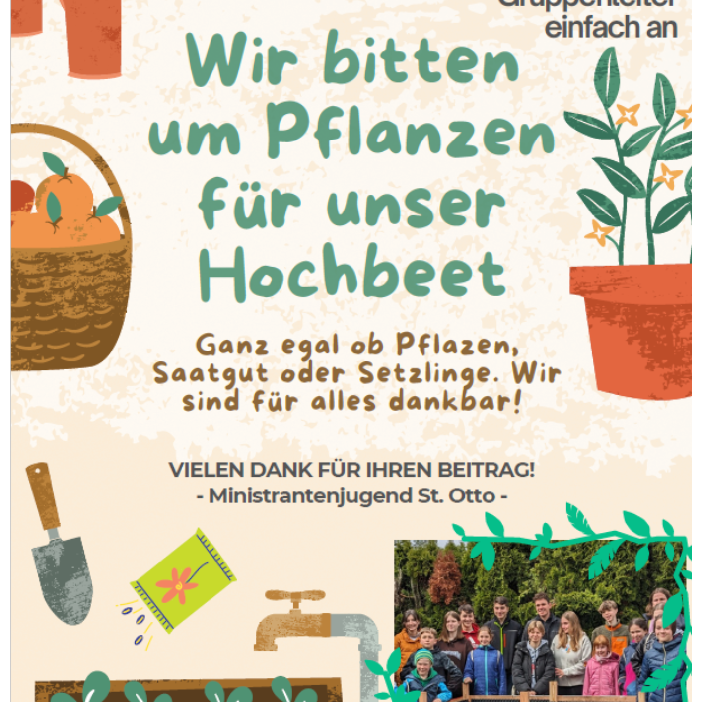 Pflanzen für Hochbeet