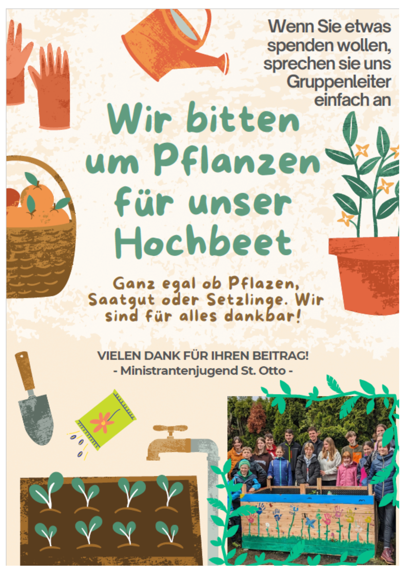 Pflanzen für Hochbeet