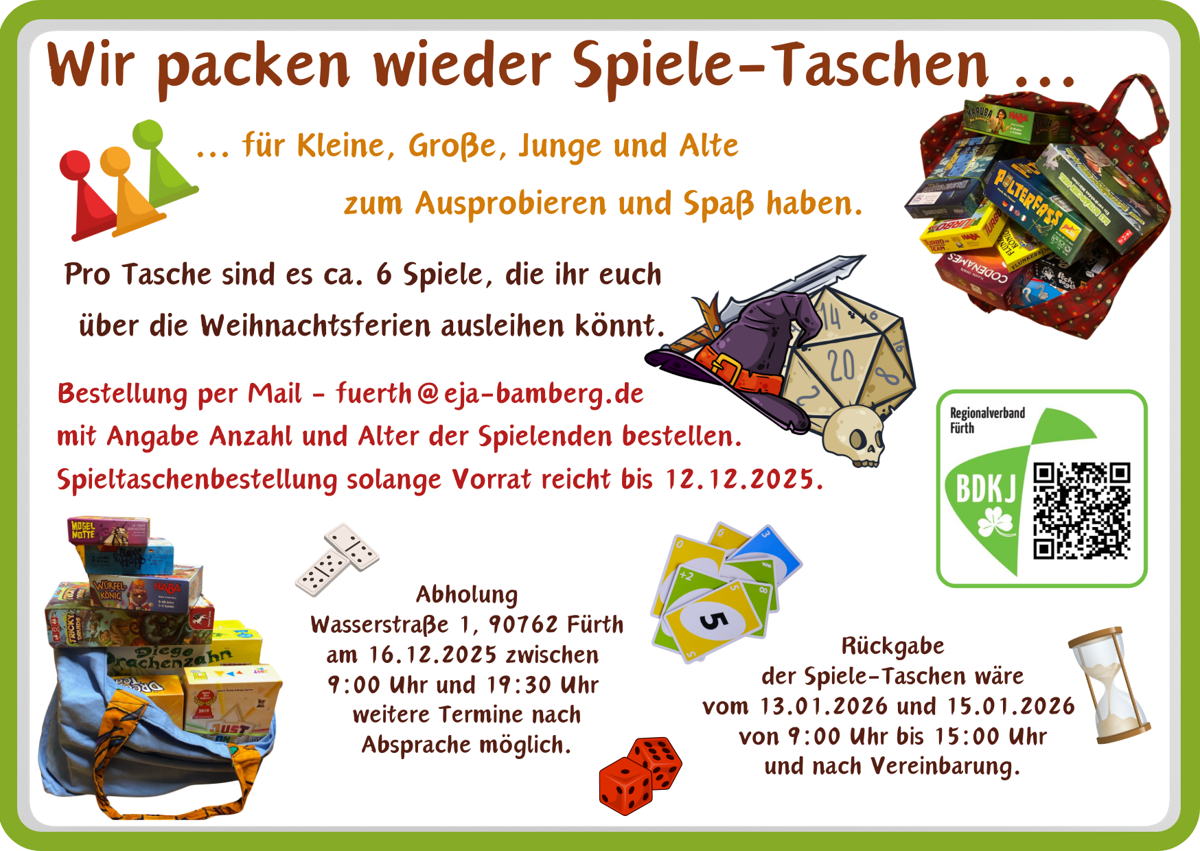 Für alle Spielefans von 3 bis 99