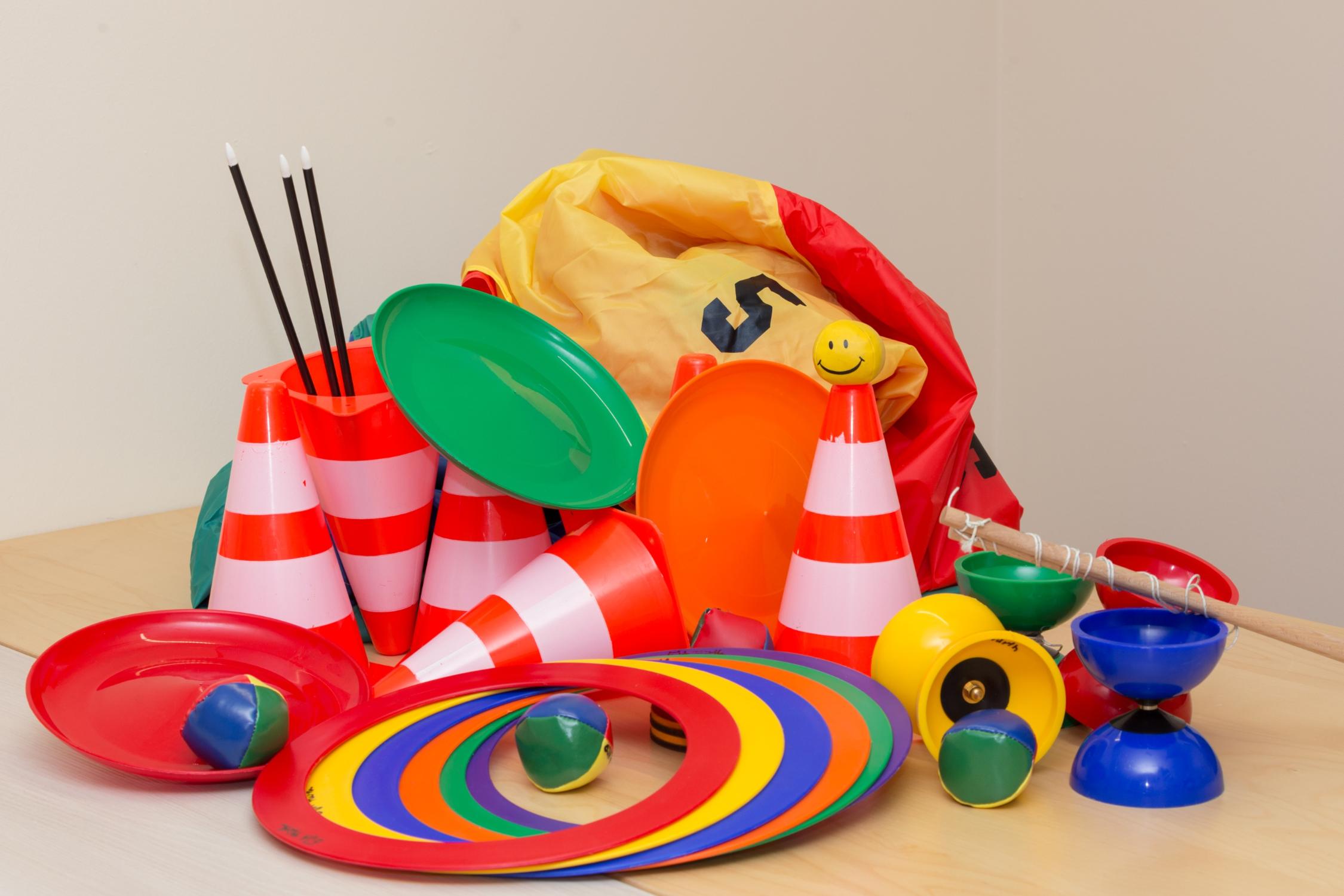 Spielmaterial Jonglage