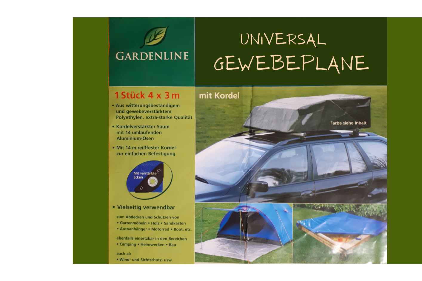 Universal Gewebeplane